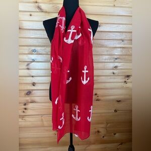 Victoria Leland Designs Nautical Embroidered Scarf